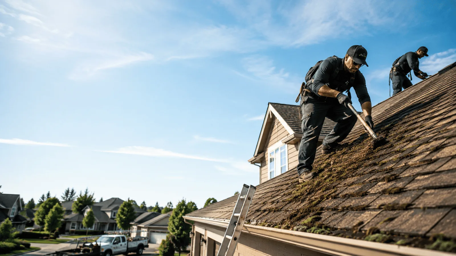 Roof Moss Removal in Junction City, AR near me
